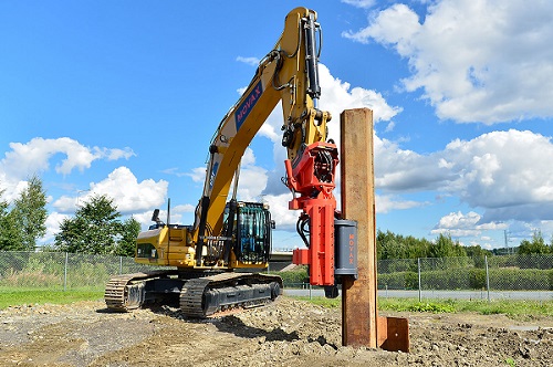 Pile Driver Excavator